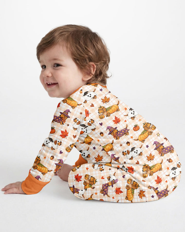 Spooky Dachshund Bamboo Convertible Zippy