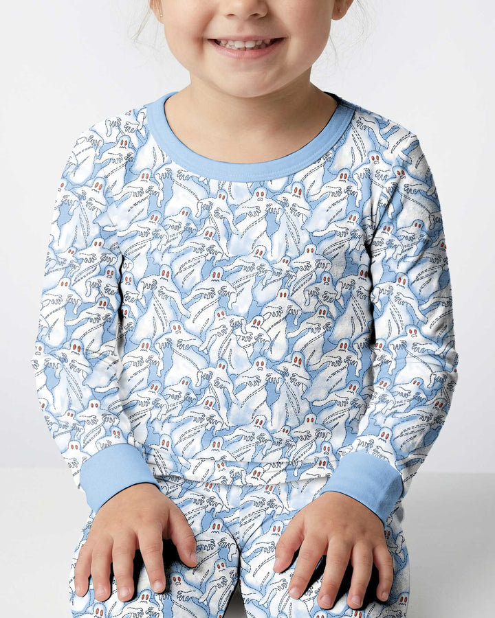 Ghostly Threads Bamboo Two Piece Long Sleeve Pajama Set