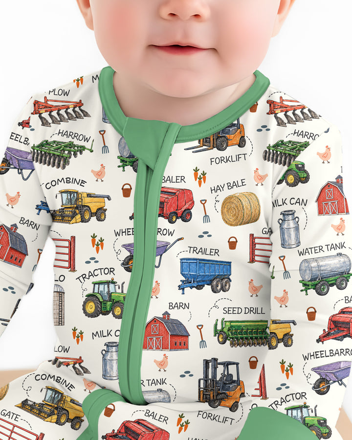Little Farmer Bamboo Convertible Zippy