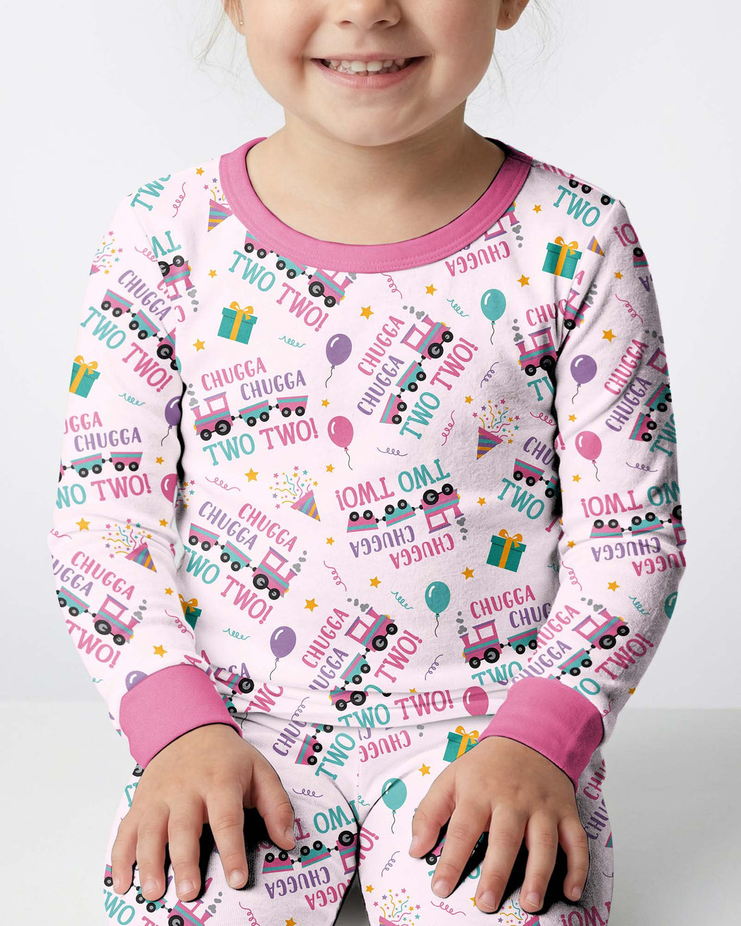 Chugga Chugga Two Bamboo Two Piece Long Sleeve Pajama Set