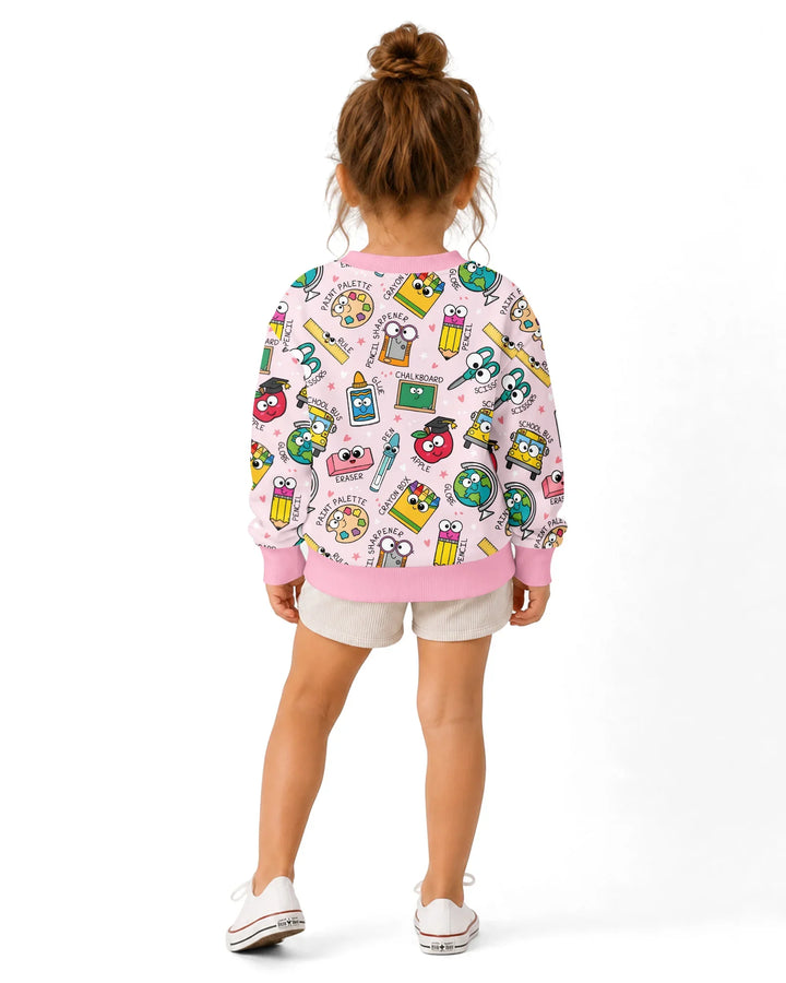 Happy School Pals Bamboo Crewneck Sweatshirt