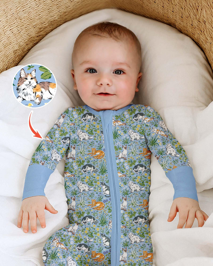 Kitten Garden Family Matching Bamboo Convertible Zippy