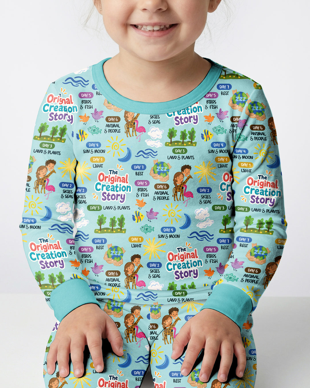Template Bamboo Two Piece Long Sleeve Pyjamas Set