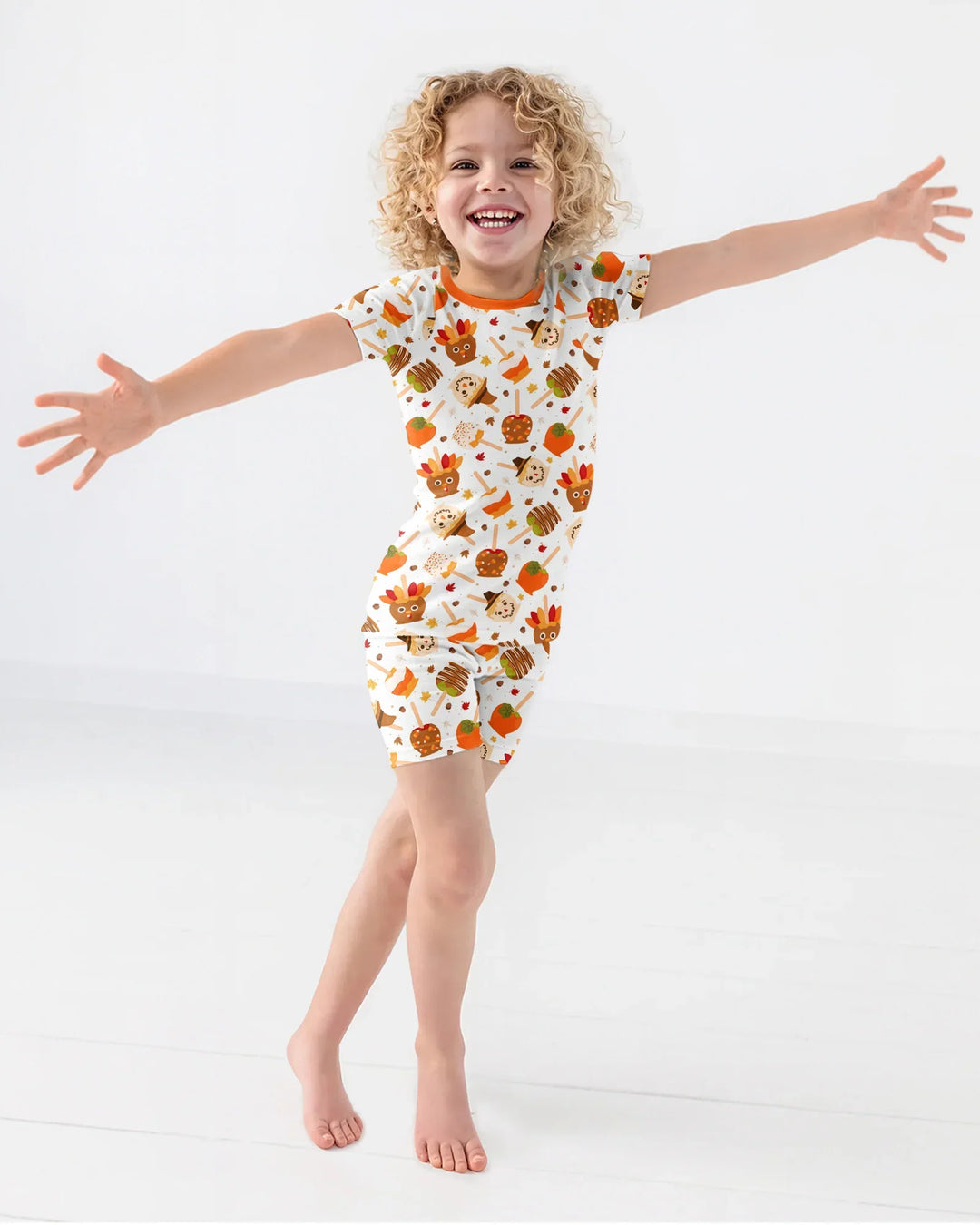 Template Bamboo Two Piece Short Sleeve Shorts Pyjamas Set