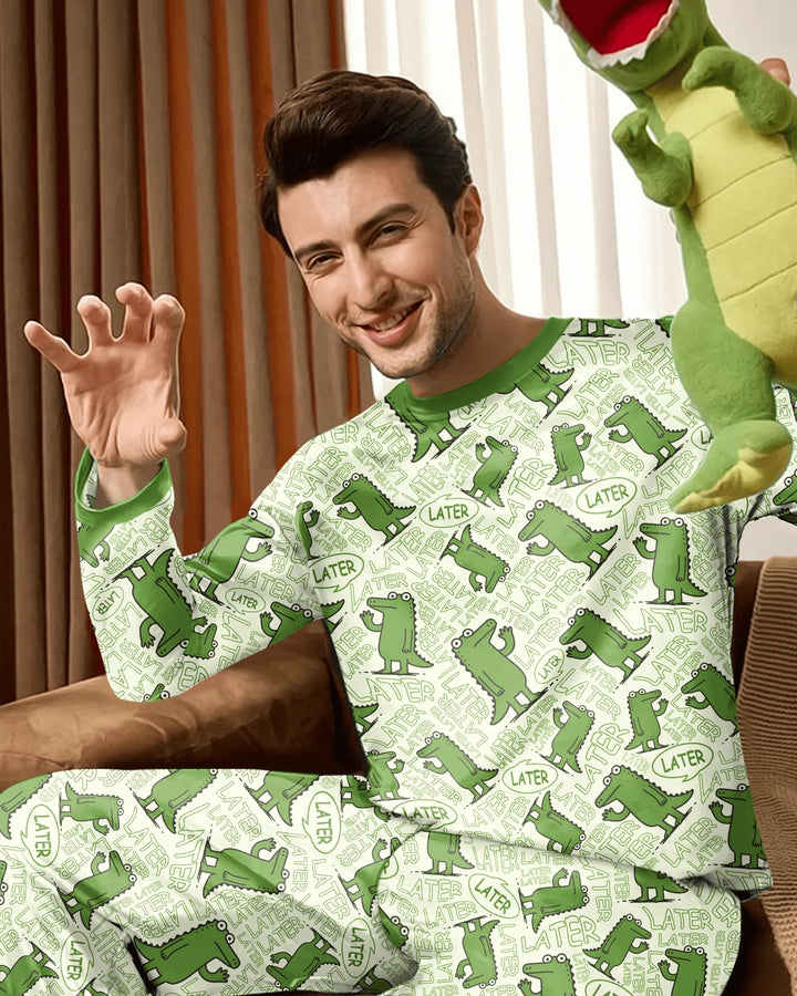 See you later, alligator! Bamboo Men's Pajama Set