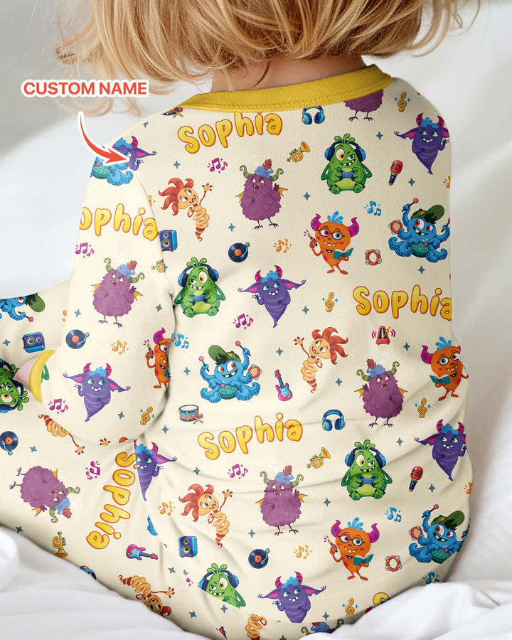 Happy Little Monster Music Band Bamboo Convertible Zippy