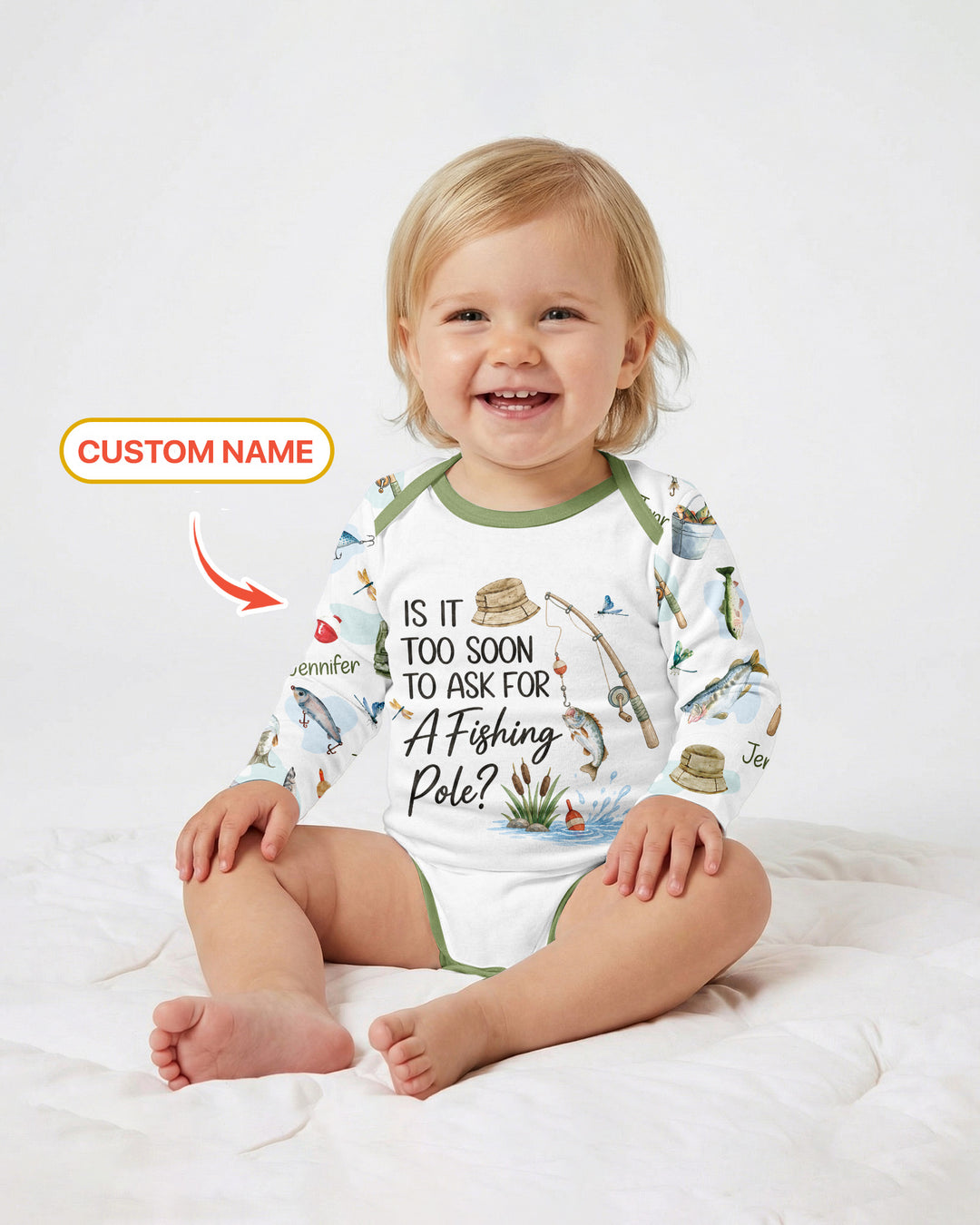 Is It Too Soon To Ask For A Fishing Pole Bamboo Bodysuit