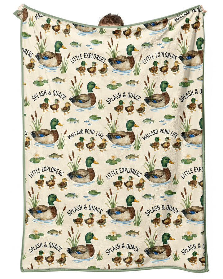 Little Mallard Bamboo Blanket