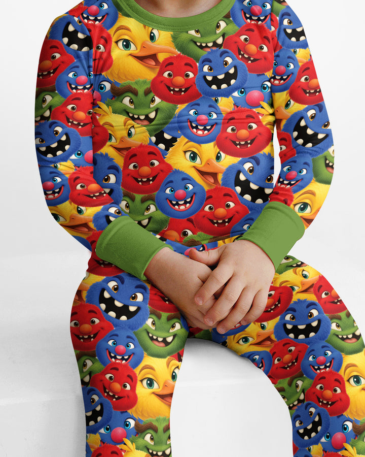 Let Have Some Fun Bamboo Two Piece Long Sleeve Pajama Set