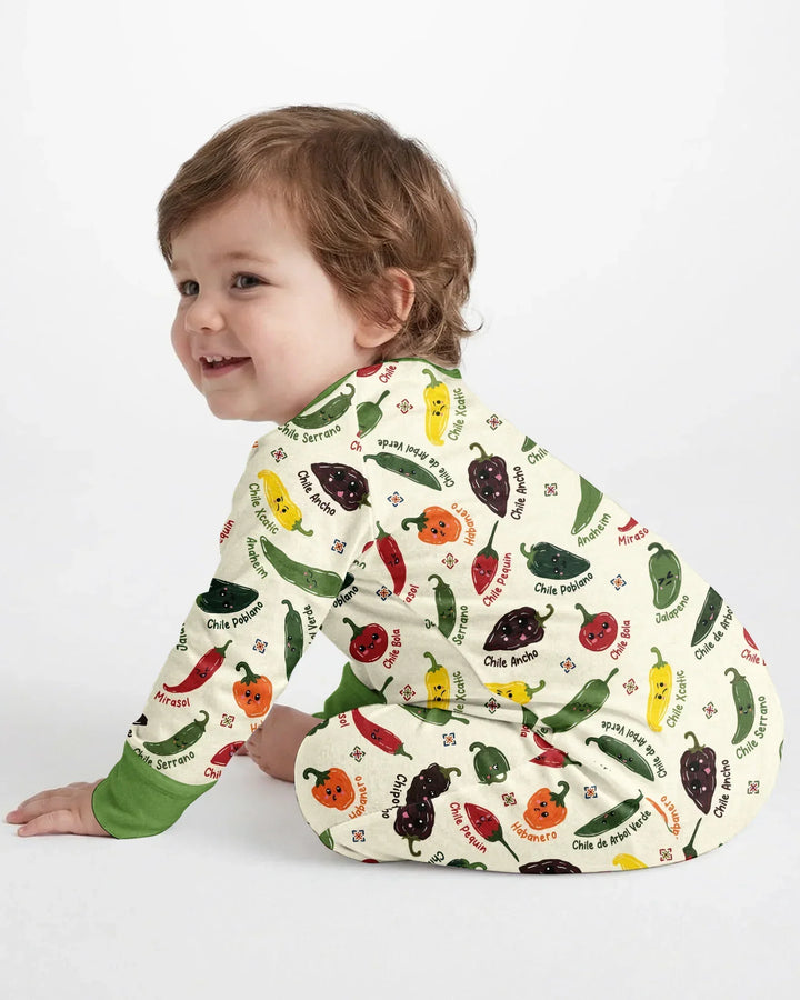 Kawaii  Mexican Chiles Bamboo Convertible Zippy