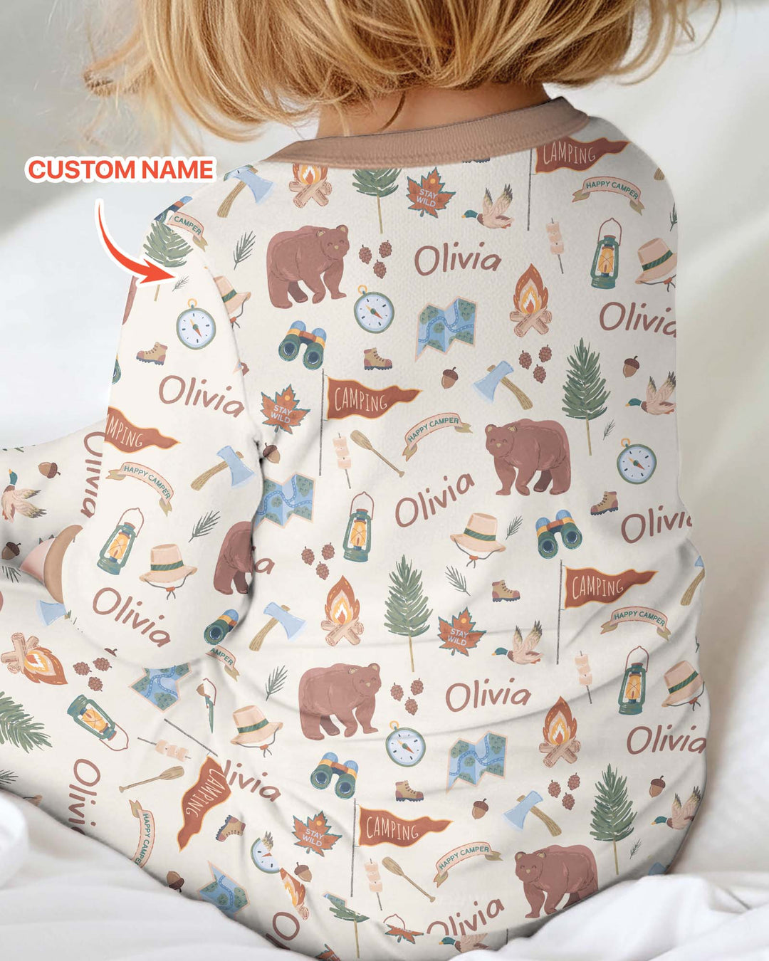 Custom Name Adventure Outdoors Bamboo Convertible Zippy