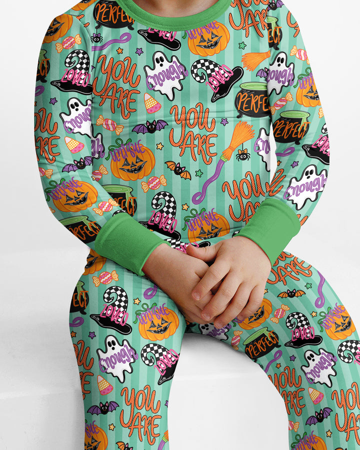 You Are Halloween Ver Bamboo Two Piece Long Sleeve Pajama Set