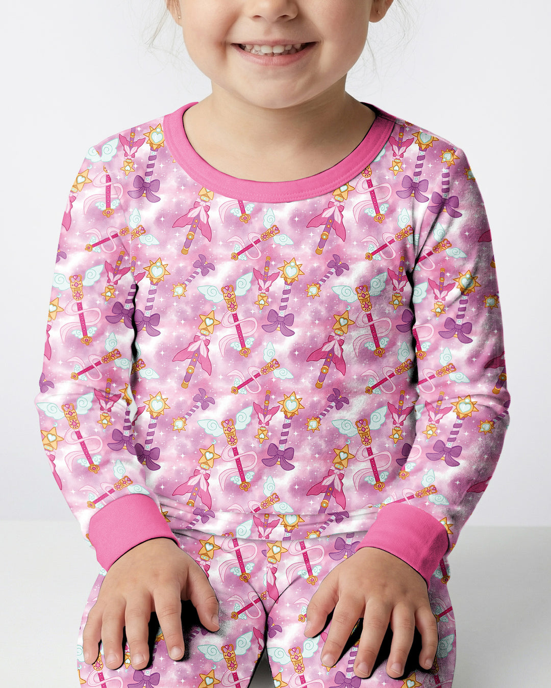 Template Bamboo Two Piece Long Sleeve Pyjamas Set