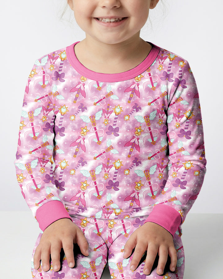 Template Bamboo Two Piece Long Sleeve Pyjamas Set