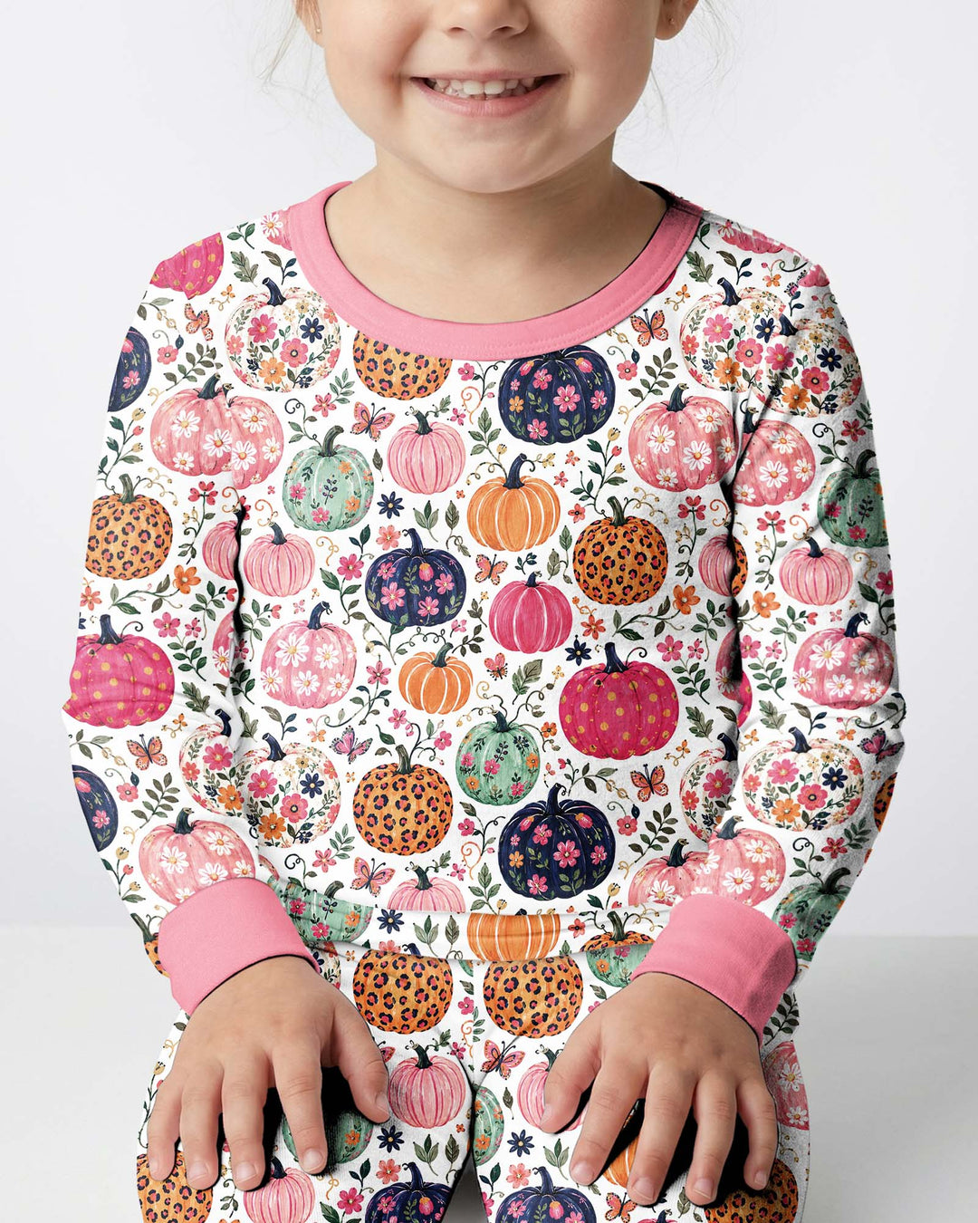 Template Bamboo Two Piece Long Sleeve Pyjamas Set