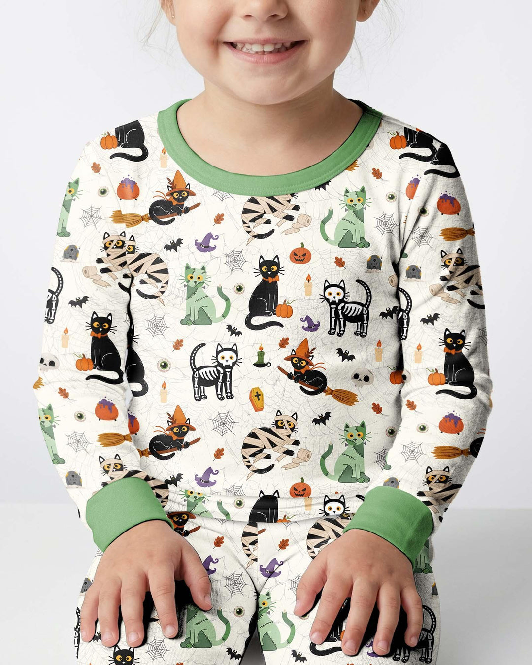 Template Bamboo Two Piece Long Sleeve Pyjamas Set