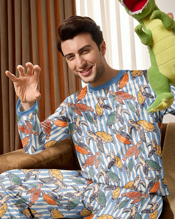 Turtle Bay Family Matching Bamboo Men's Pajama Set