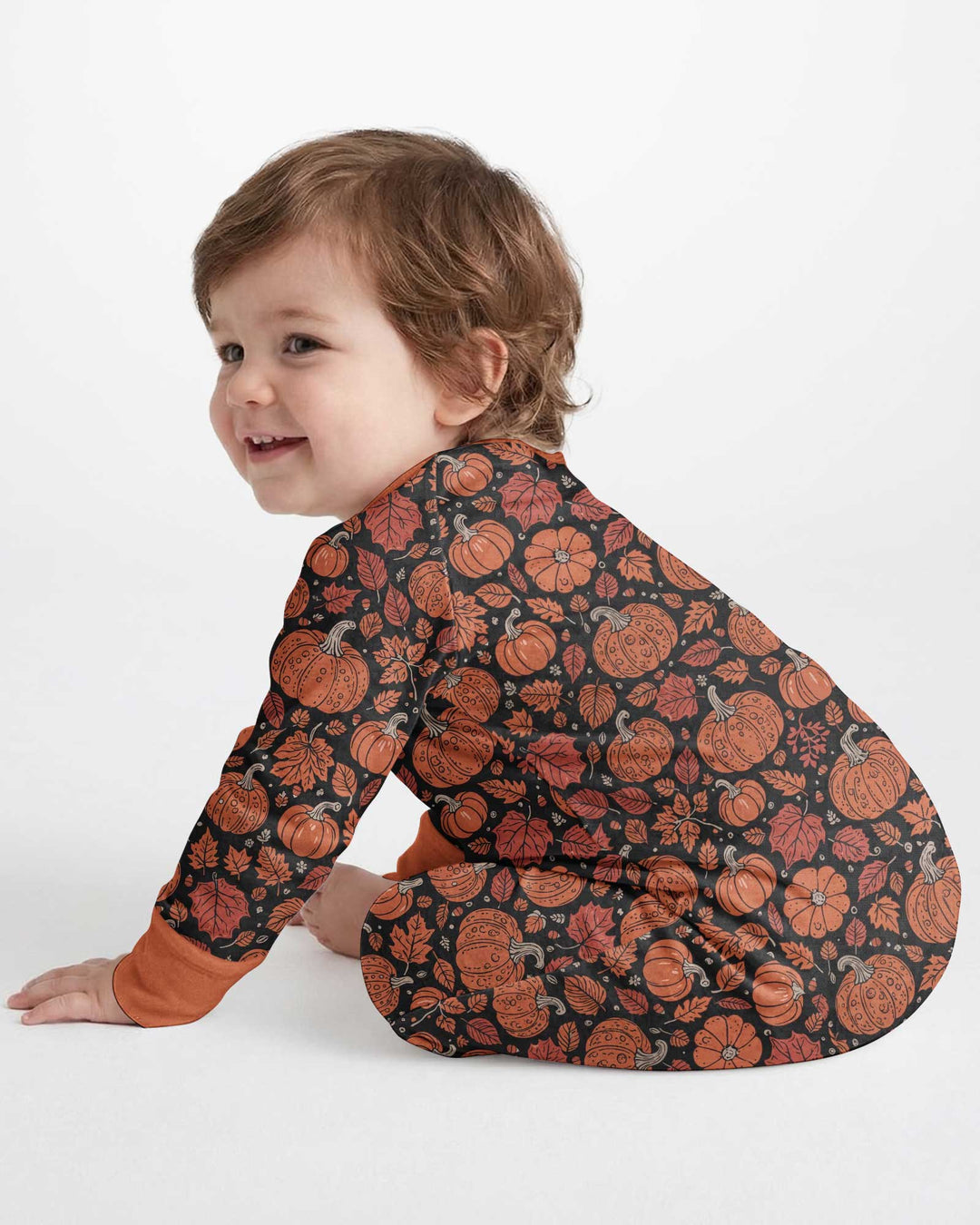 Retro Halloween Pumpkins Bamboo Convertible Zippy