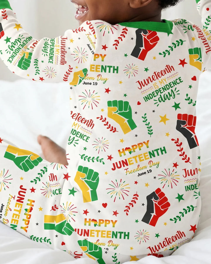 Happy Juneteenth Freedom Day Bamboo Convertible Zippy