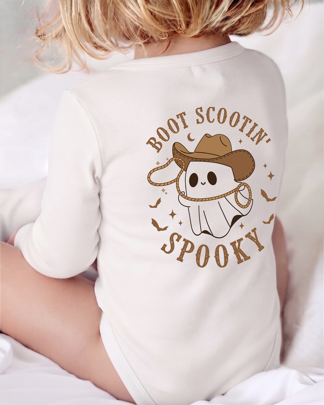 Personalized Boot Scooting Spooky Bamboo Bodysuit