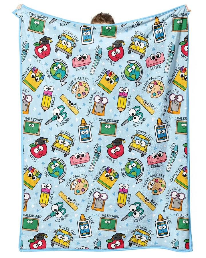 Happy School Pals Bamboo Blanket