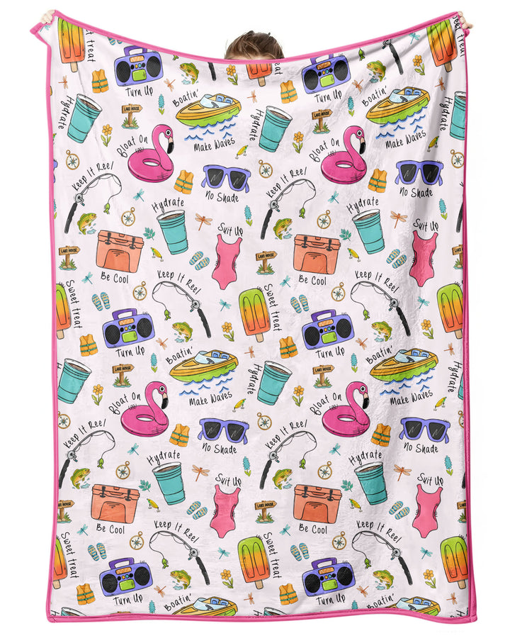 Lake Days Bamboo Blanket