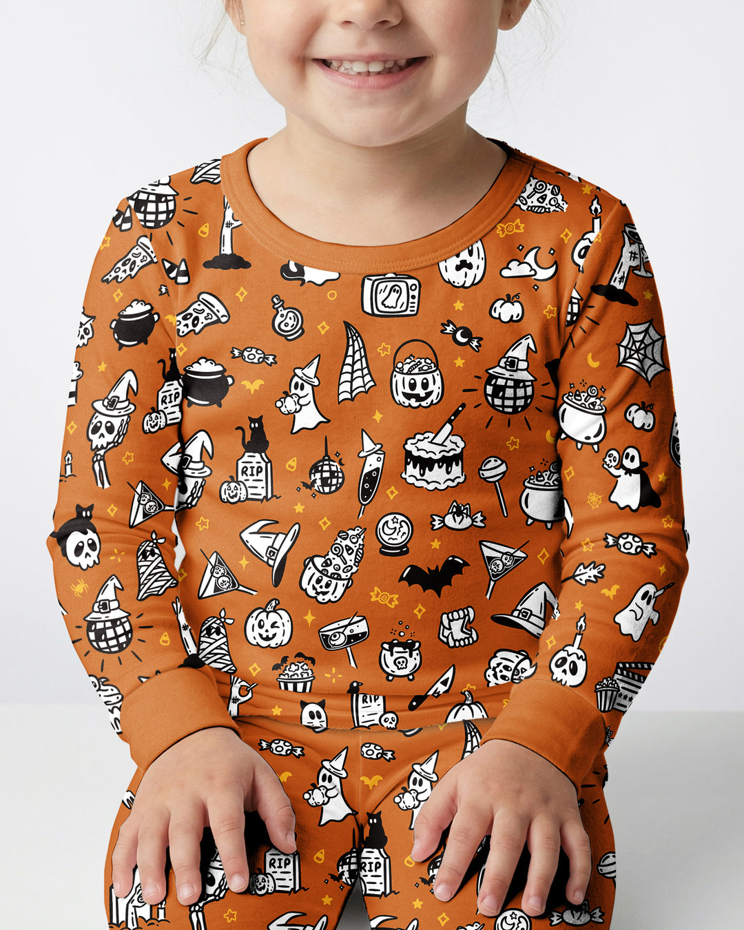 Template Bamboo Two Piece Long Sleeve Pyjamas Set