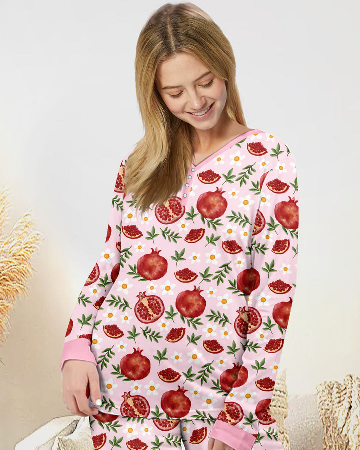 Pomegranate Garden Joy Family Matching Bamboo Women Pajama Set