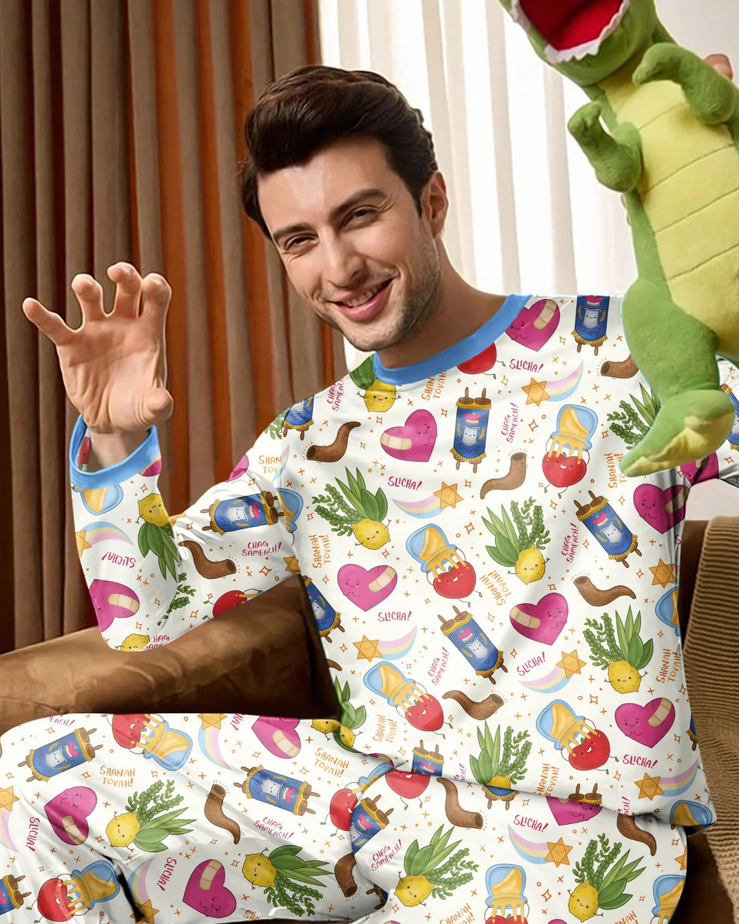 Jewish High Holidays Bamboo Men's Pajama Set