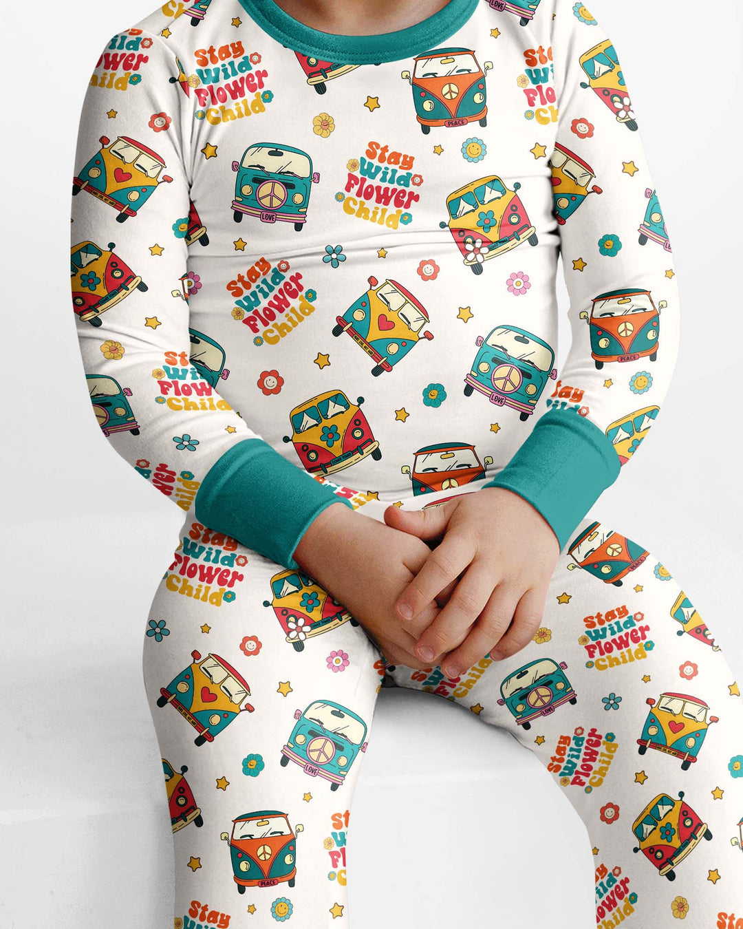 Template Bamboo Two Piece Long Sleeve Pyjamas Set