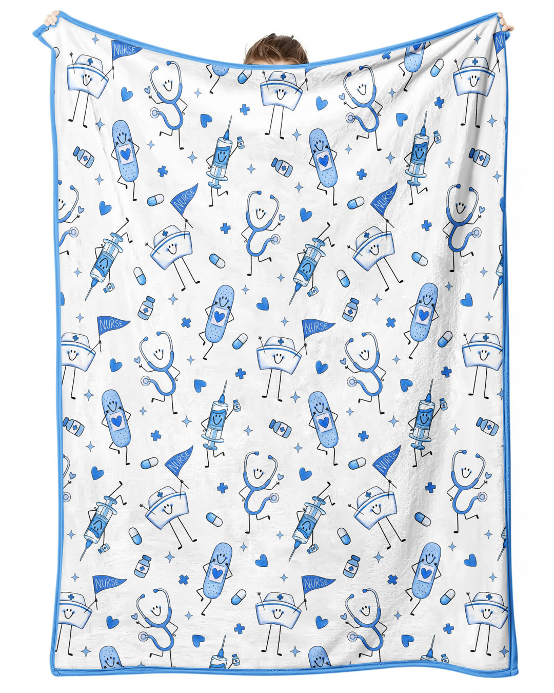 Cute Nurse Crew Bamboo Blanket