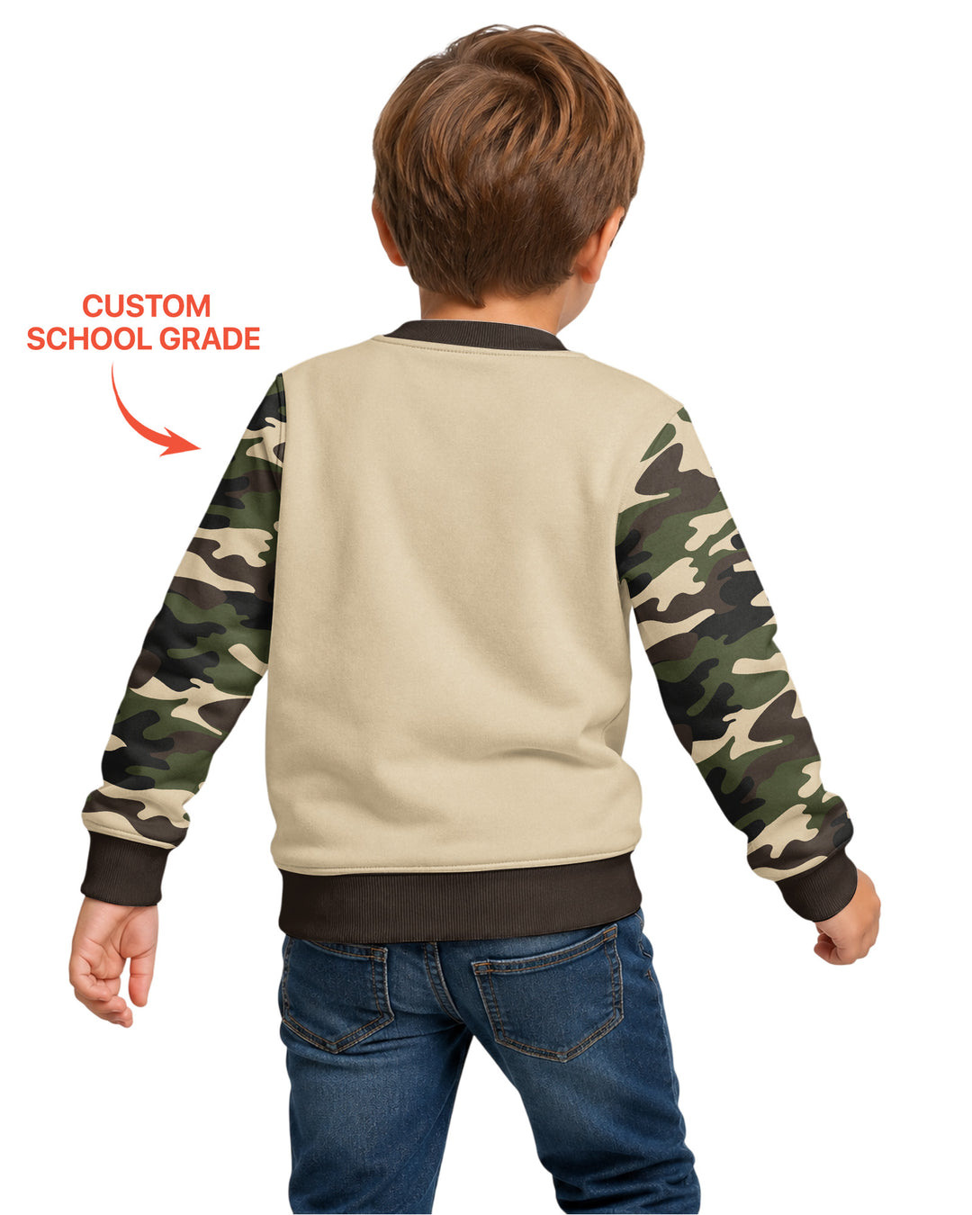 Back To School Monster Truck Dino Bamboo Crewneck Sweatshirt