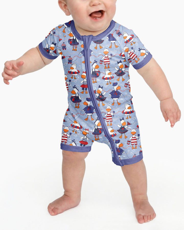 Freedom Floaties Family Matching Bamboo Shorty Zippy