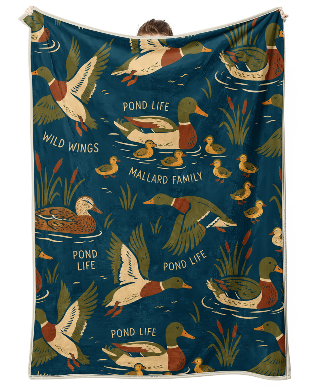 Tiny Quack Chorus Bamboo Blanket