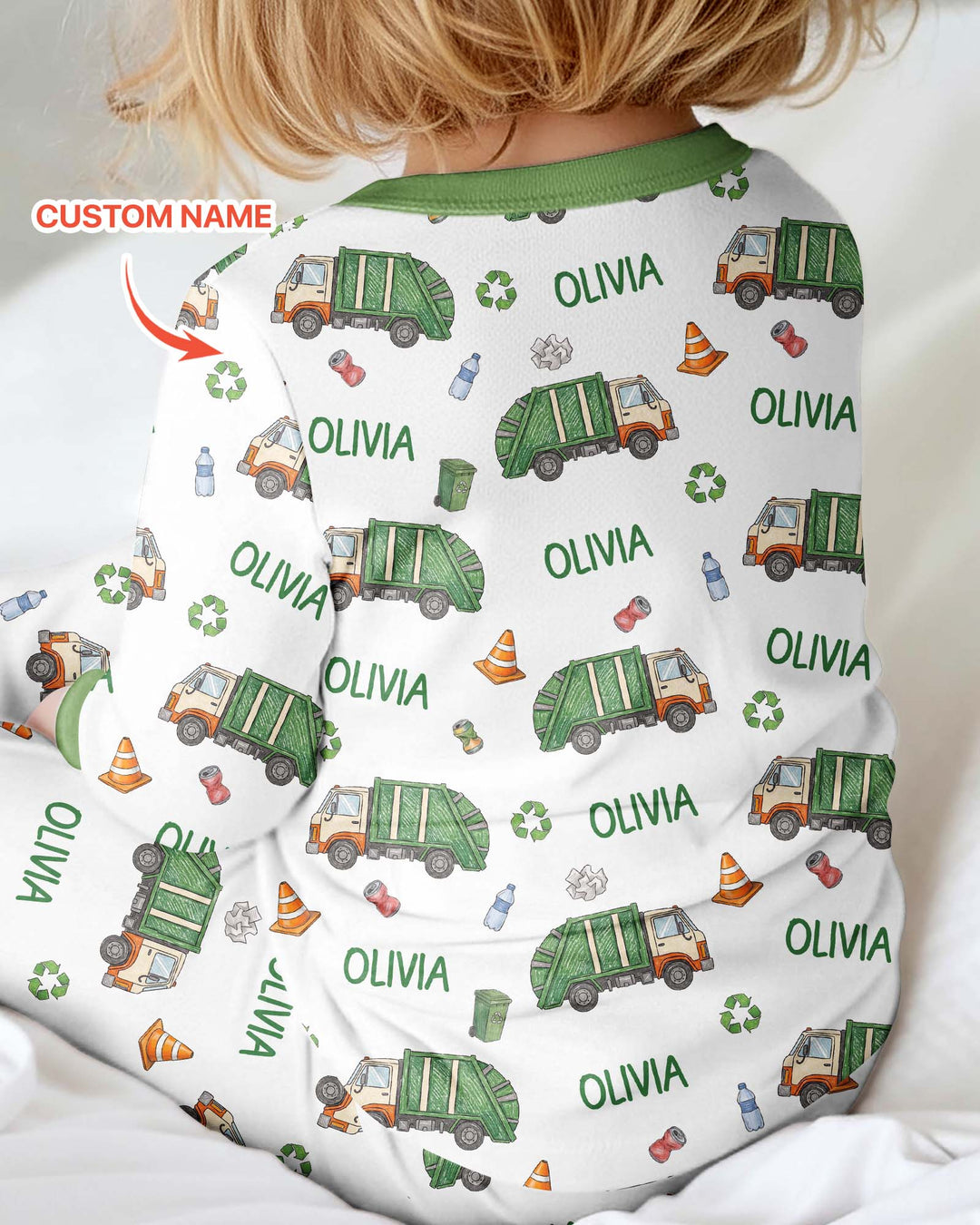 Custom Name Garbage Day Bamboo Convertible Zippy