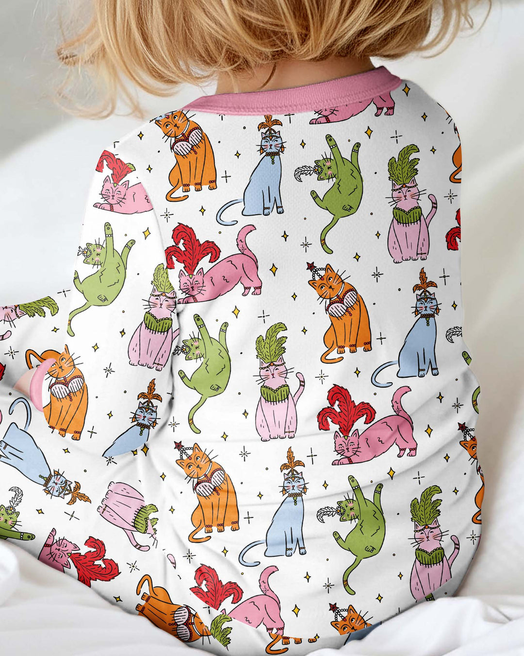Whimsical Cats Bamboo Convertible Zippy