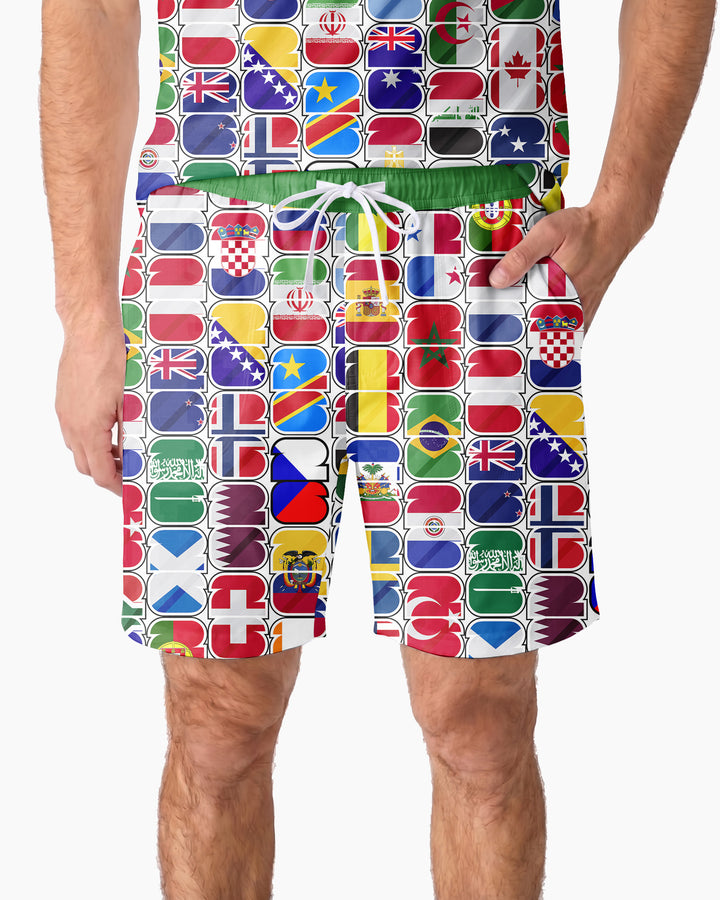 We Are 26 Family Matching Bamboo Men Short Sleeve Short Pajama Set
