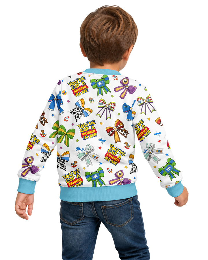 Magical Mirror Bow Bamboo Crewneck Sweatshirt