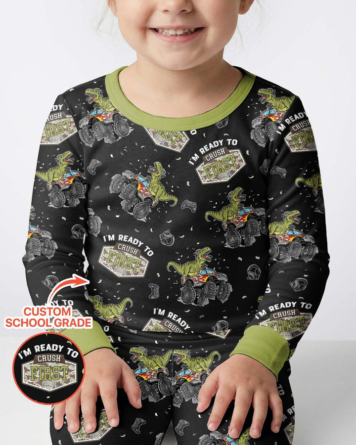 I'm Ready to Crush Bamboo Two Piece Long Sleeve Pajama Set