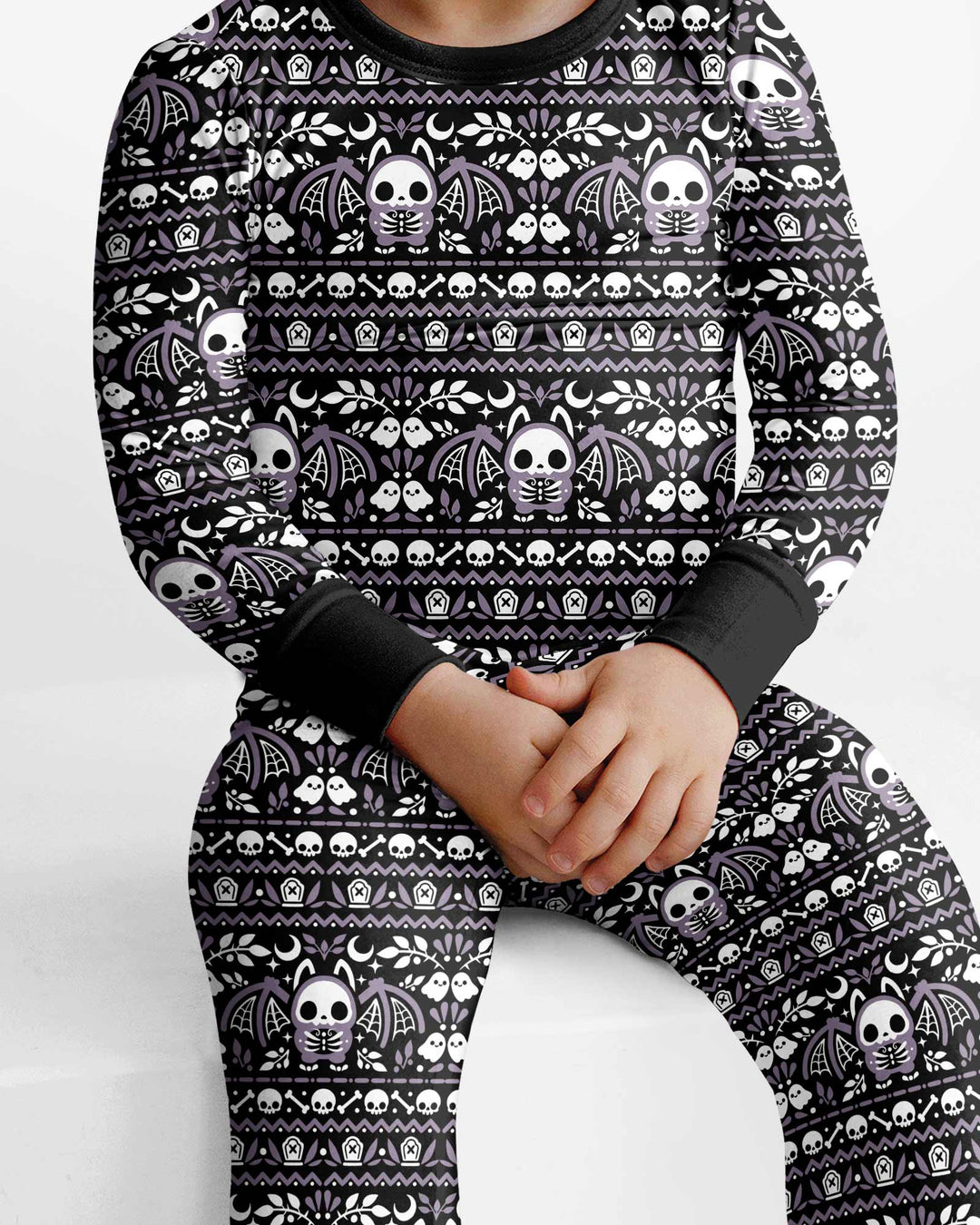 Batty Fair Isle Bamboo Two Piece Long Sleeve Pajama Set