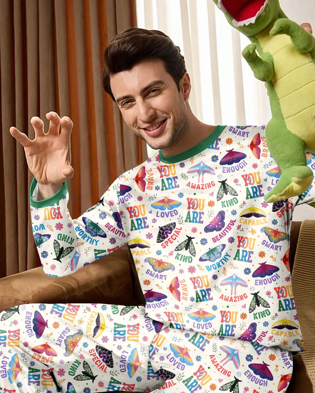 Proud Wings Family Matching Bamboo Men's Pajama Set