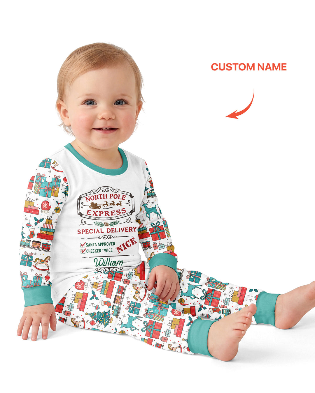Santa’s Special Delivery Bamboo Two Piece Long Sleeve Pajama Set