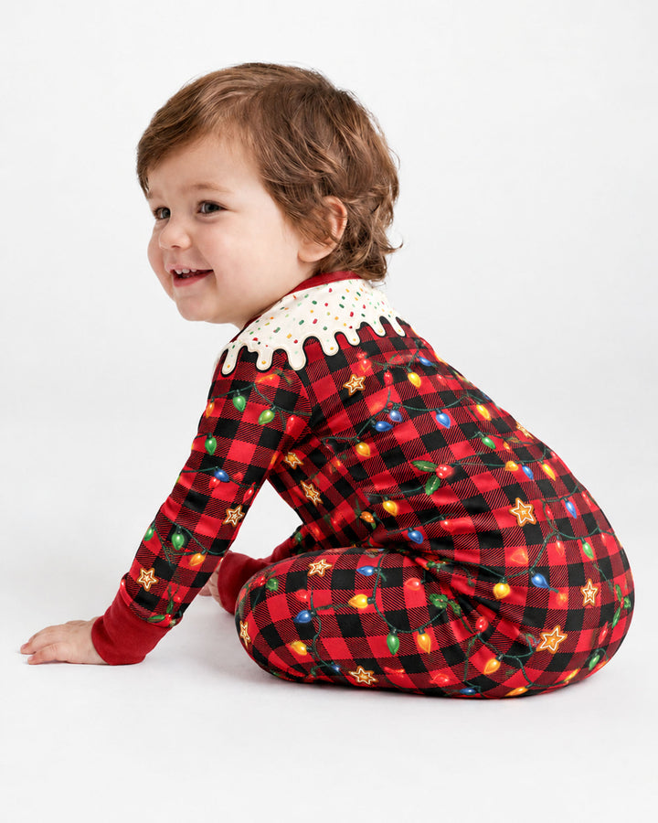 The Cookie Crew Custom Gingerbread Letter Bamboo Convertible Zippy