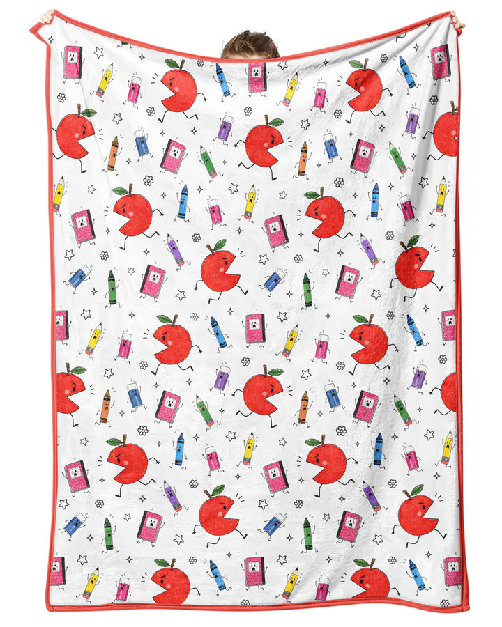 Back To School Chasing Bamboo Blanket