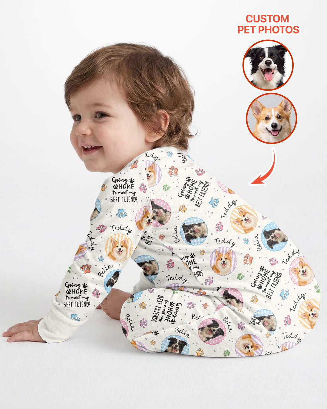 Custom Pet Photo My First Best Friend Bamboo Convertible Zippy