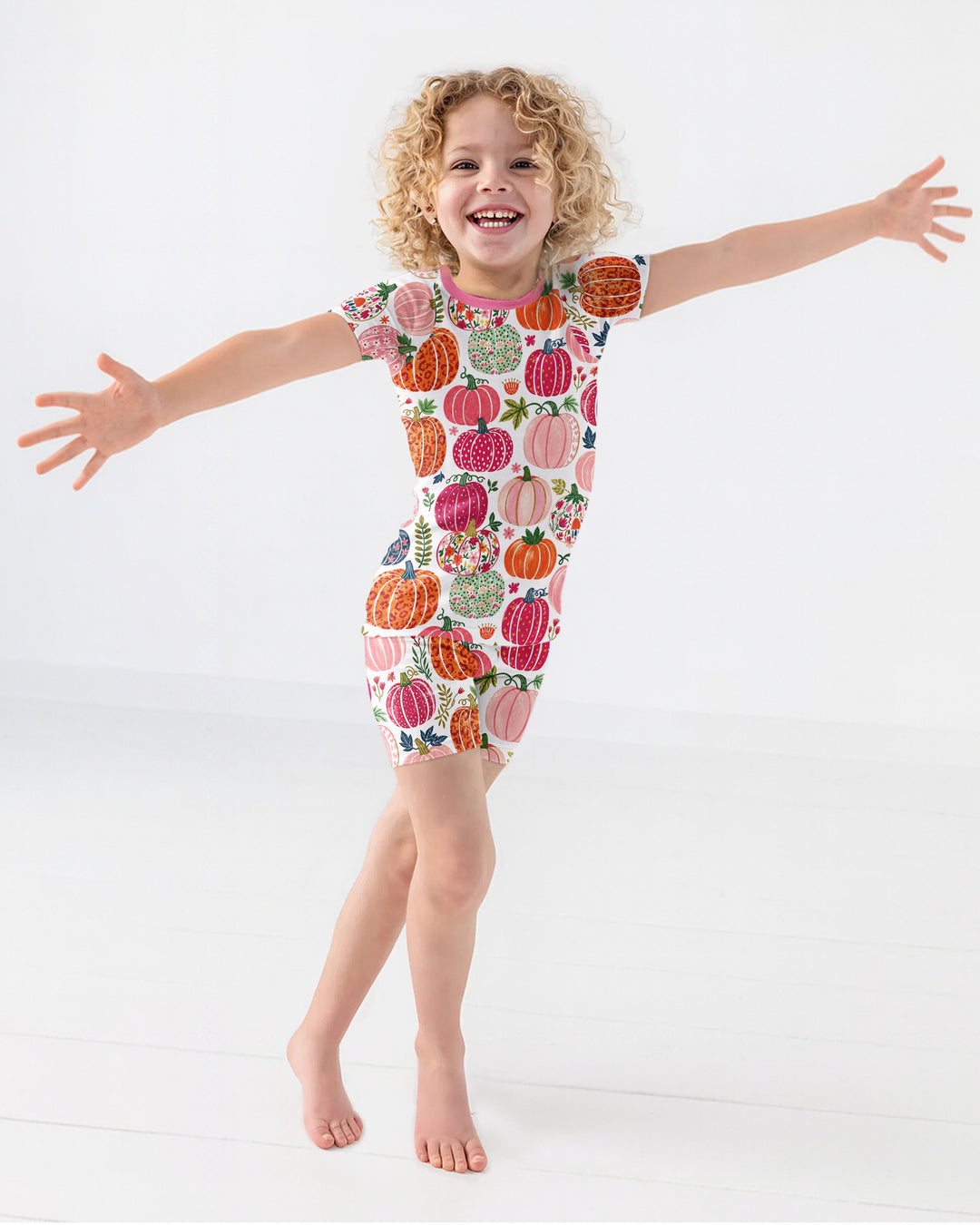 Template Bamboo Two Piece Short Sleeve Shorts Pyjamas Set
