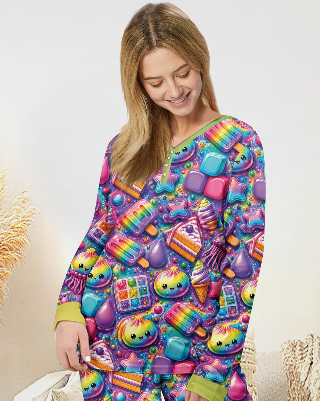 Squishy Party Bamboo Women Pajama Set