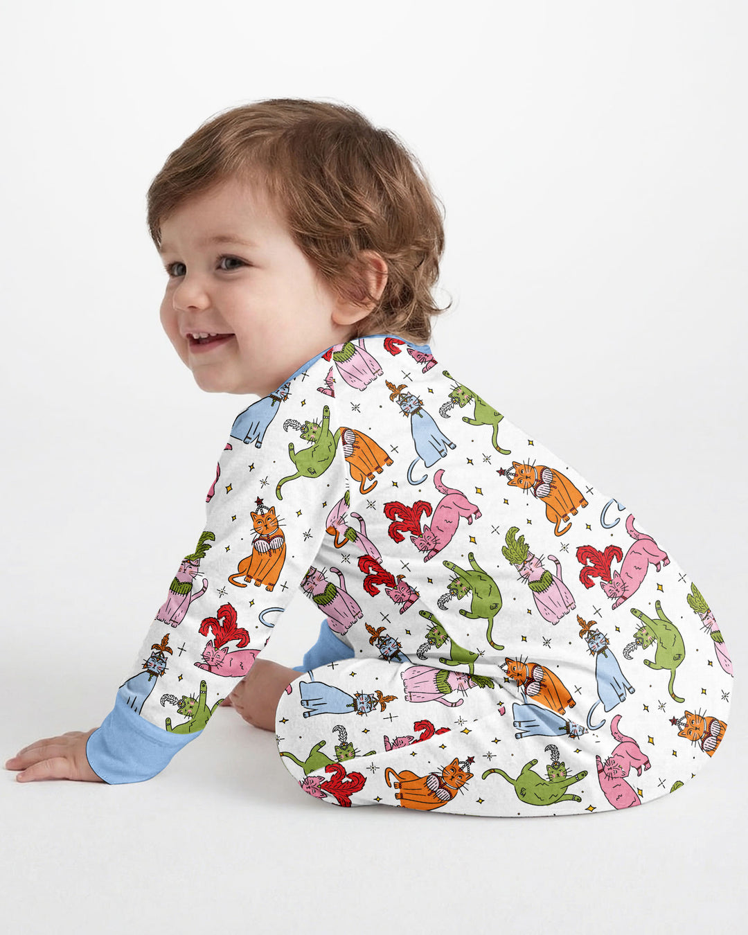 Whimsical Cats Bamboo Convertible Zippy