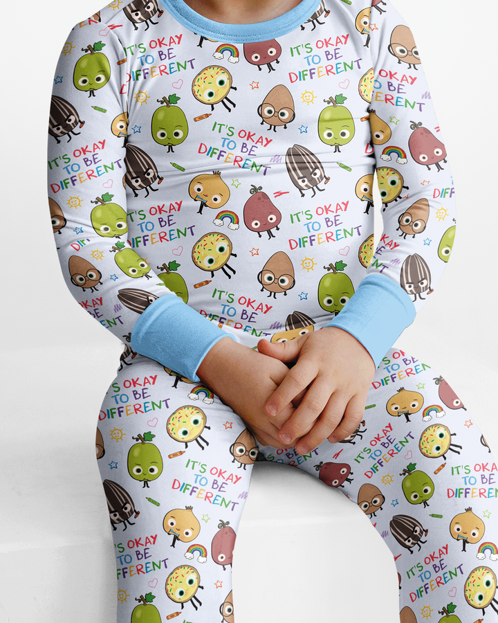 Nutty Little Friends Bamboo Two Piece Long Sleeve Pajama Set