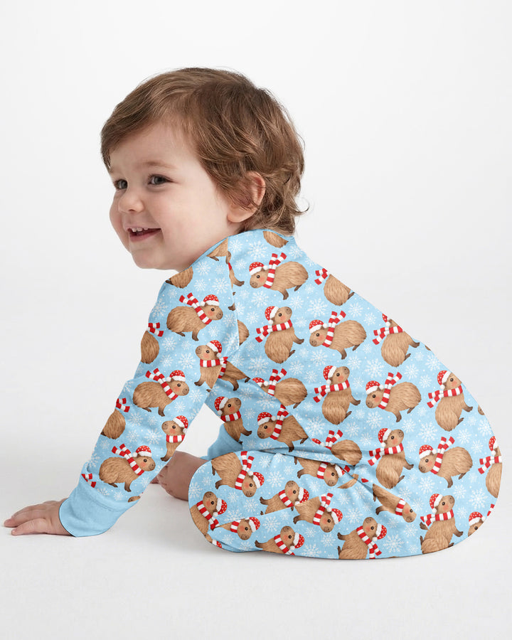 Holiday Capybaras Bamboo Convertible Zippy